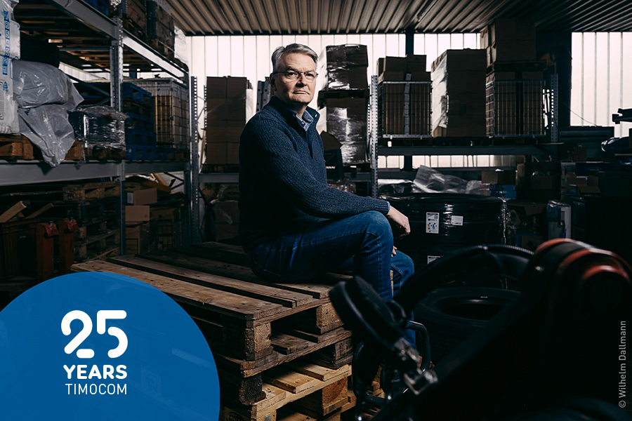 25 years TIMOCOM Wilhelm Dallmann